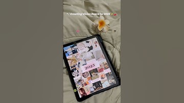 Lets Make Vision Board for 2025✨🍒 #tutorial #visionboard #aesthetic