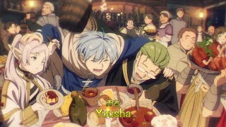 『Lyrics AMV』Sousou no Frieren Op Full 「 Yuusha - YOASOBI」