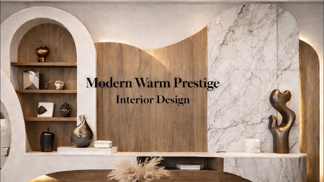 Modern Warm Prestige Interior Design | Modern Sıcak Prestijli İç Mekan Tasarımı