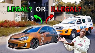 IS WRAPPING YOUR CAR ILLEGAL IN SOUTH AFRICA! | NEW MODS ON GTI