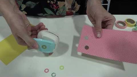 Hole Reinforcer Punch by We R Memory Keepers | Mixed Media Event 2017