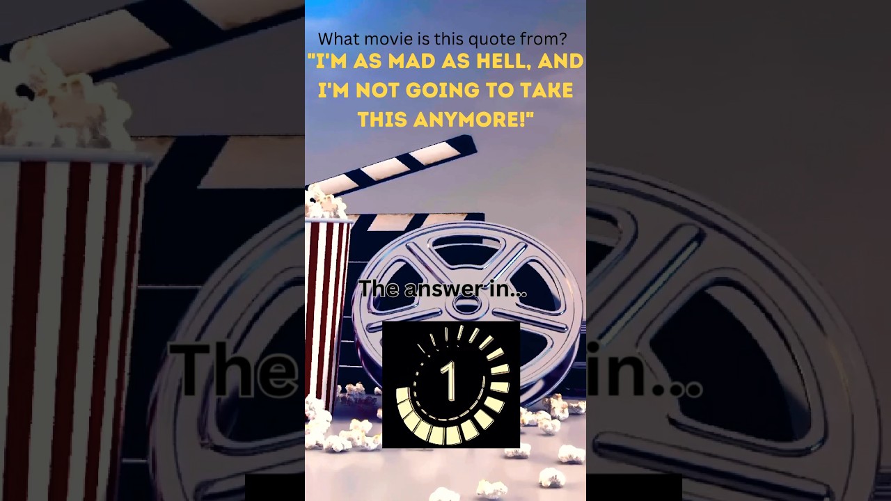 ⌛ Flash Film Trivia: Match the Quote to the Movie! 🎥 