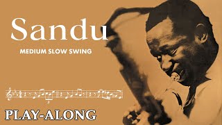 Video thumbnail of "Sandu - Medium Slow Swing || BACKING TRACK"