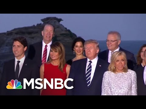 World Leaders Take 'Class Photo' At G-7 | MSNBC