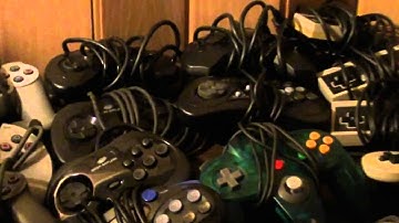 How To Use a Video Game Controller On A PC Part 29 adapter & controller collection