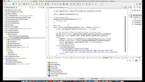 快速上手AWS Lambda   4 构建第一个Lambda函数Eclipse IDE