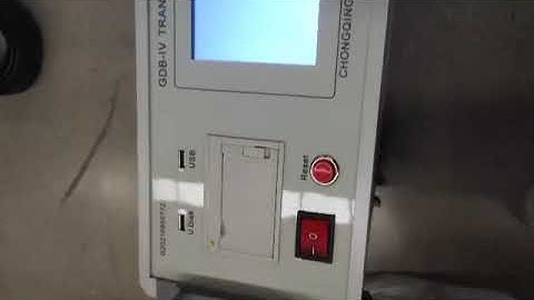 GDB-IV Transformer Turns Ratio TTR Tester(Excitation current test) with lithium battery