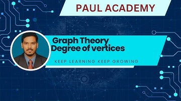 Graph Theory | Degree of a vertex | Pendent Vertex | Isolated Vertex of a Graph