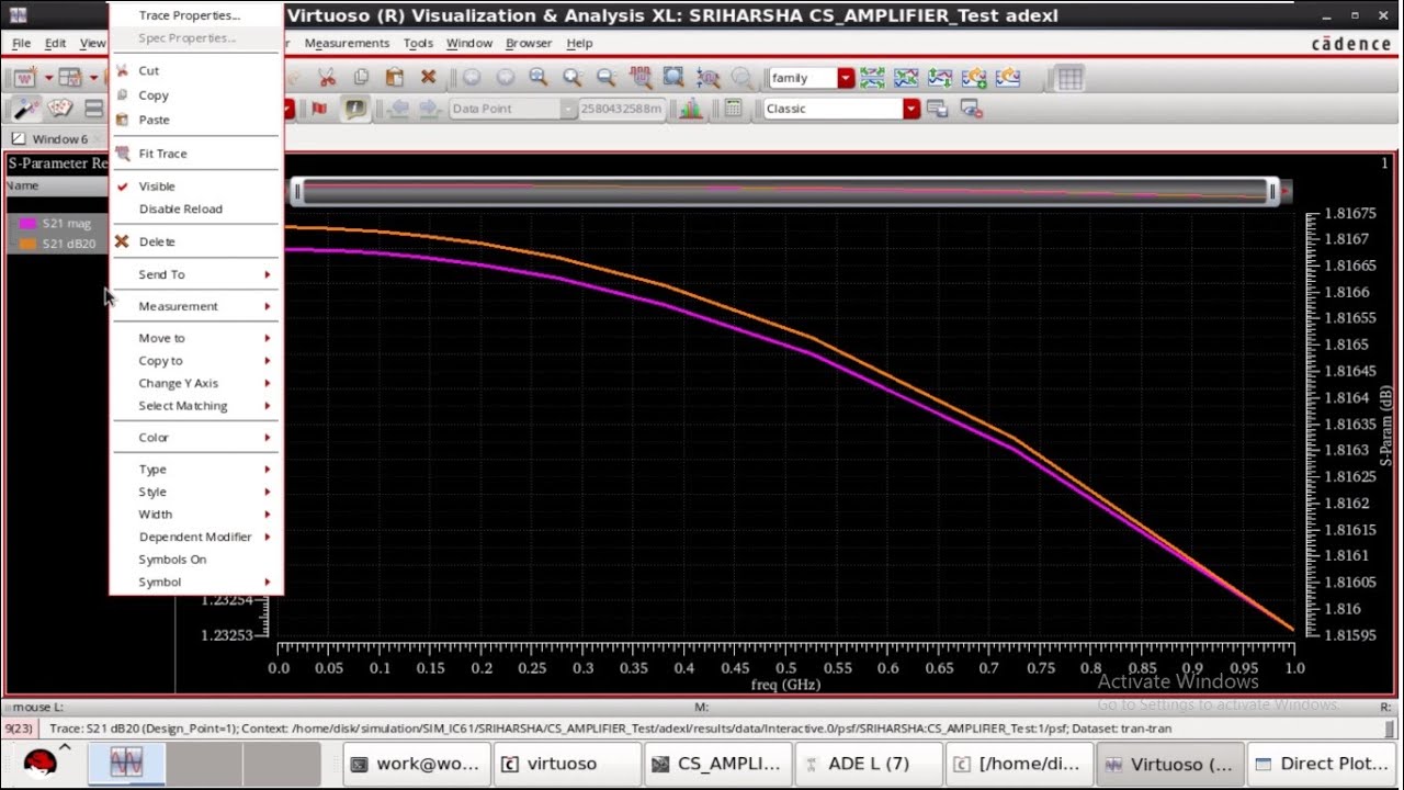 S-Parameter Analysis of Cascode Common Source Amplifier. - YouTube