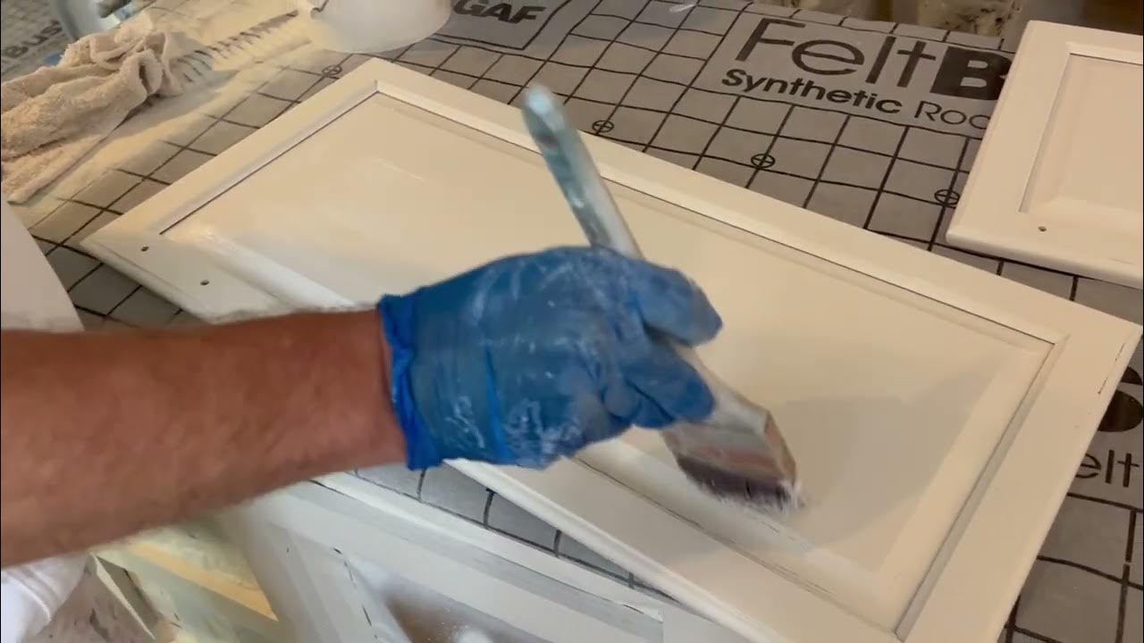 Using aqua coat to seal oak grain on a door to get a smoother