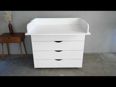 Комод-пеленатор в дитячу кімнату KOMOD CHAR 90, видео 1