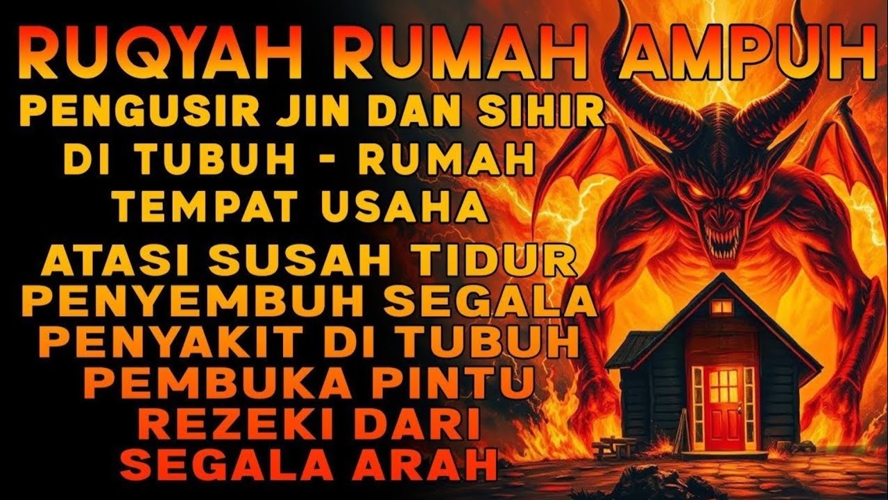 RUQYAH RUMAH PENGUSIR JIN, SETAN & SIHIR DI RUMAH & TUBUH, PENENANG HATI DAN FIKIRAN| BY ALAA AQEL