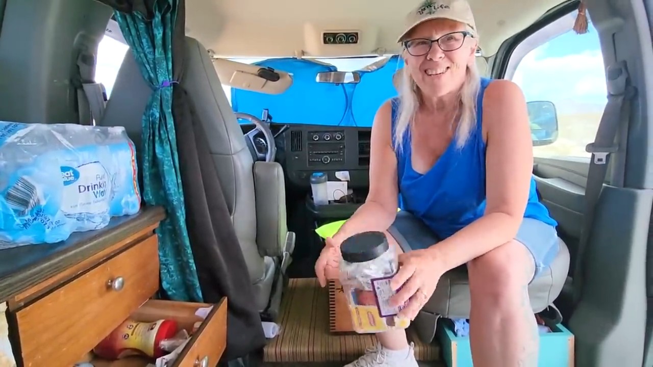 Living Super Cheap in a Passenger Van | No-Build Van Life - YouTube
