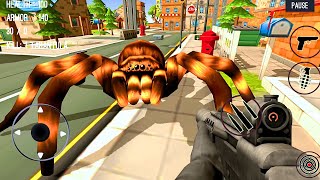 Surviving Giant Spiders in Spider Hunter Amazing City 3D | Android Gameplay screenshot 5