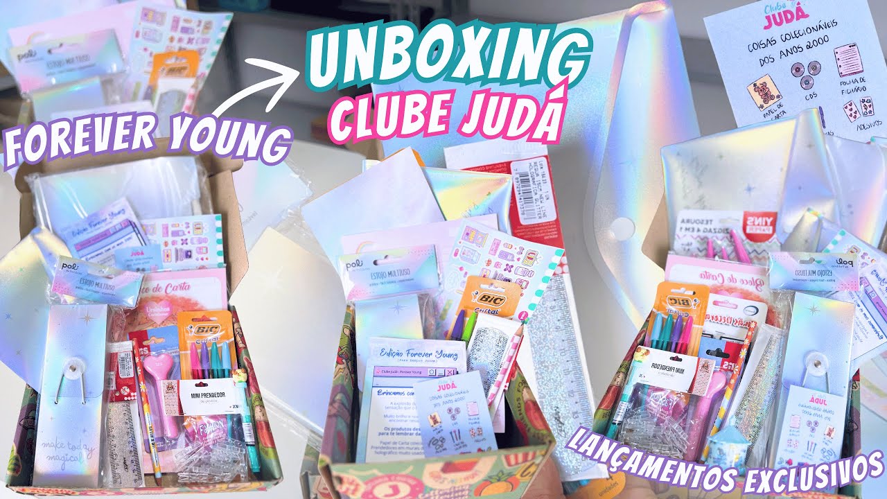 UNBOXING DO CLUBE JUDÁ | EDIÇÃO FOREVER YOUNG