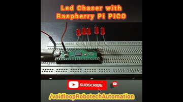 LED Chaser demo with Raspberry Pi PICO