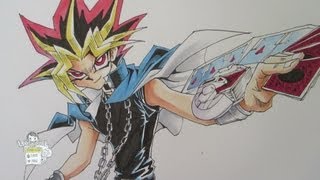 Drawing Yami from Yu gi Oh