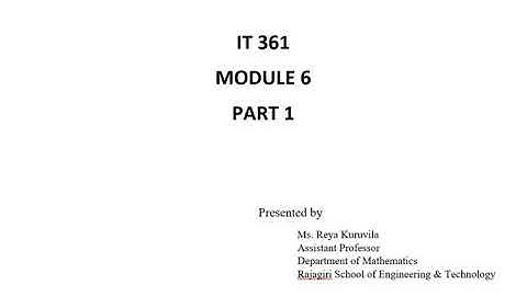 IT 361 Module 6 Part 1