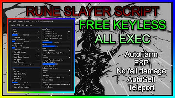 Rune Slayer Script Gui Pastebin (AUTO FARM,AUTO SELL, ESP, AND MORE) *NO KEY*