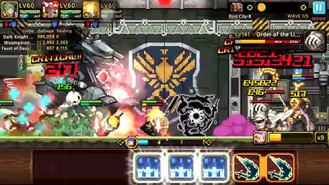 [Crusaders Quest] 7-1-8 (hard) Lionel Woopa Faust Lv. 7  Franz