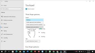 Three fingers settings in touchpad to your laptop screenshot 4