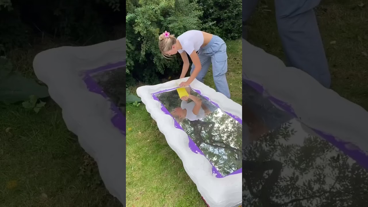 Made this mirror!!🪩🤩 