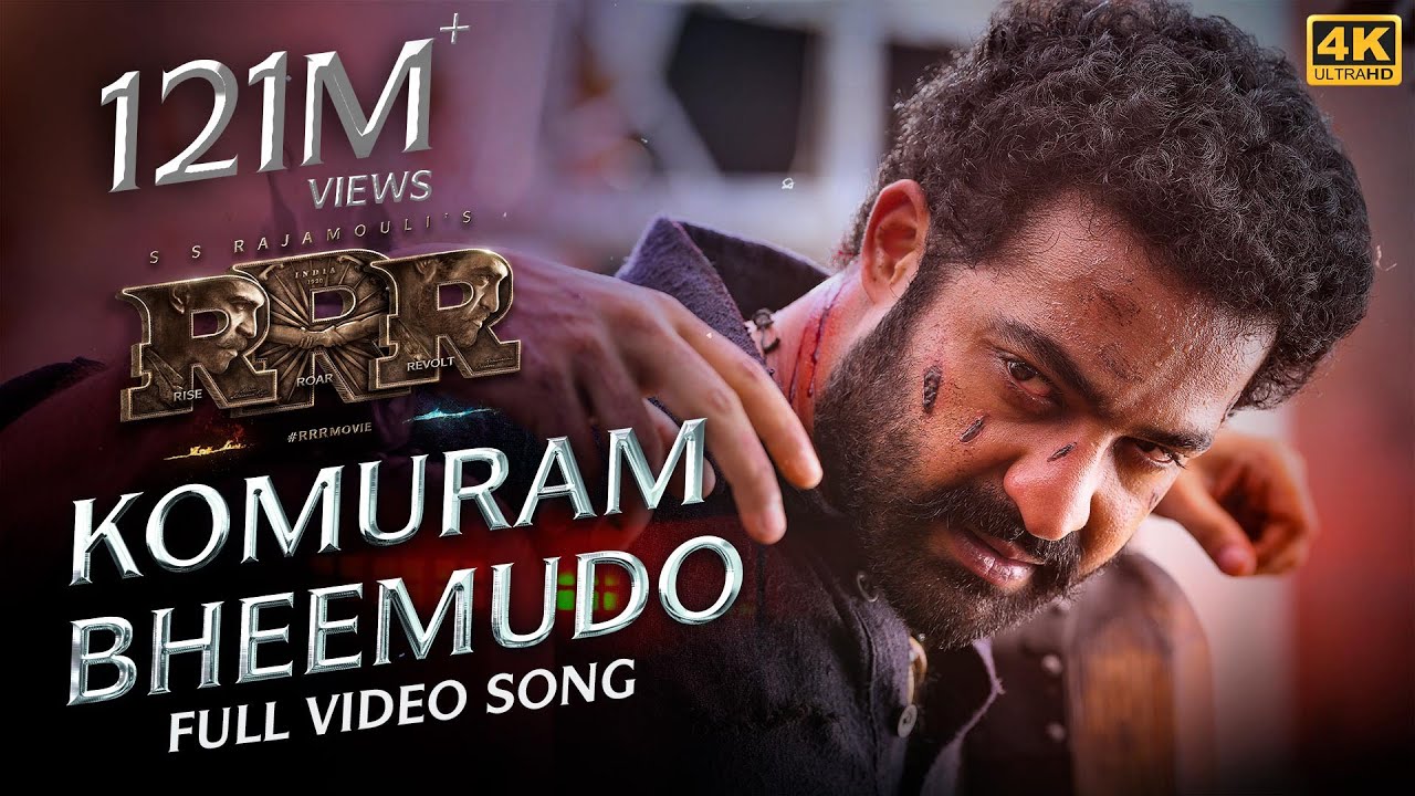 Komuram Bheemudo Full Video SongTelugu  RRR  NTRRam Charan  M M Keeravaani  SS Rajamouli