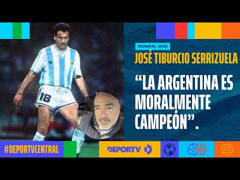 "Argentina is the moral champion," José Tiburcio Serrizuela, former player who played in the '90 ...