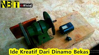 Cara Membuat Gerinda Duduk Dari Dinamo Bekas Mesin Jahit