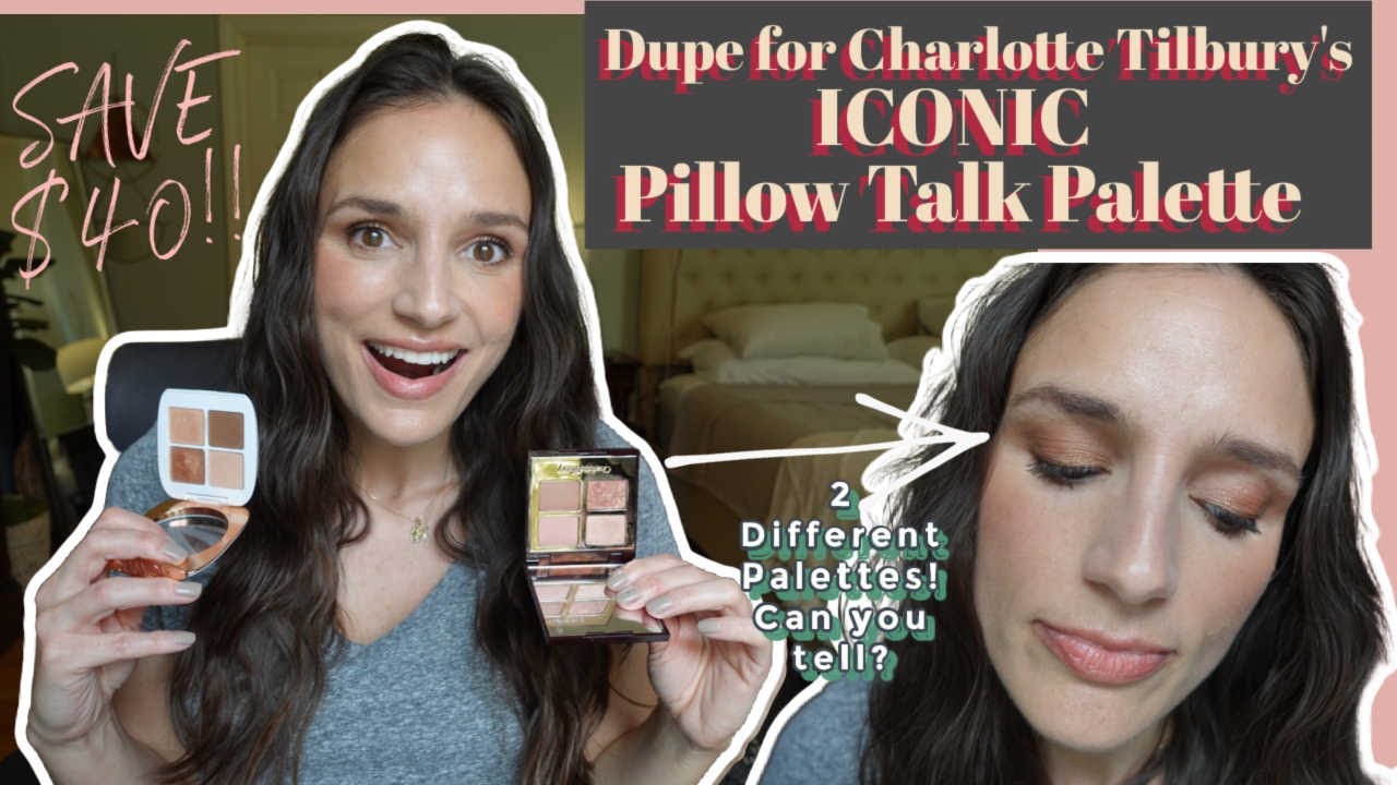 Drugstore Dupe for Charlotte Tilbury's Pillow Talk Palette! Flower