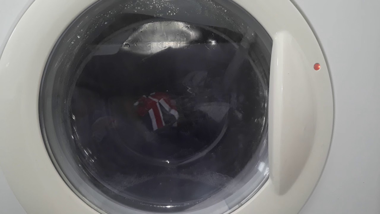 Zanussi WJD1667W Synthetics Wash and dry 40°c cycle) YouTube