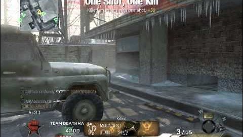 Black Ops - Quickscope Streak & Collateral