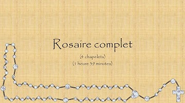 Le Rosaire au complet