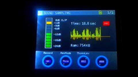 Sample Recording with Threshold
