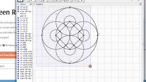Creating a tool in GeoGebra (for flower)