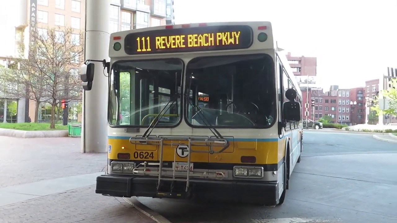MBTA 111 Bus to Revere Beach Parkway and Government Center! YouTube