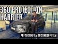 TATA HARRIER FULL PROTECTION | MOISSANITE PPF + PRENUP PROCESS + CORUNDUM SUNROOF FILM | CARSONICS