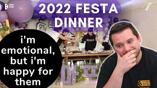 I'm emotional | REACTION: 2022 BTS Festa Dinner Party