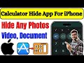 How to Hide Photo Videos in Calculator in iPhone 2026🔥| Best Calculator Hide Apps For iPhone