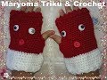 كروشيه جوانتى بدون أصابع للأطفال سهل للمبتدئينCrochet easy  kids gloves