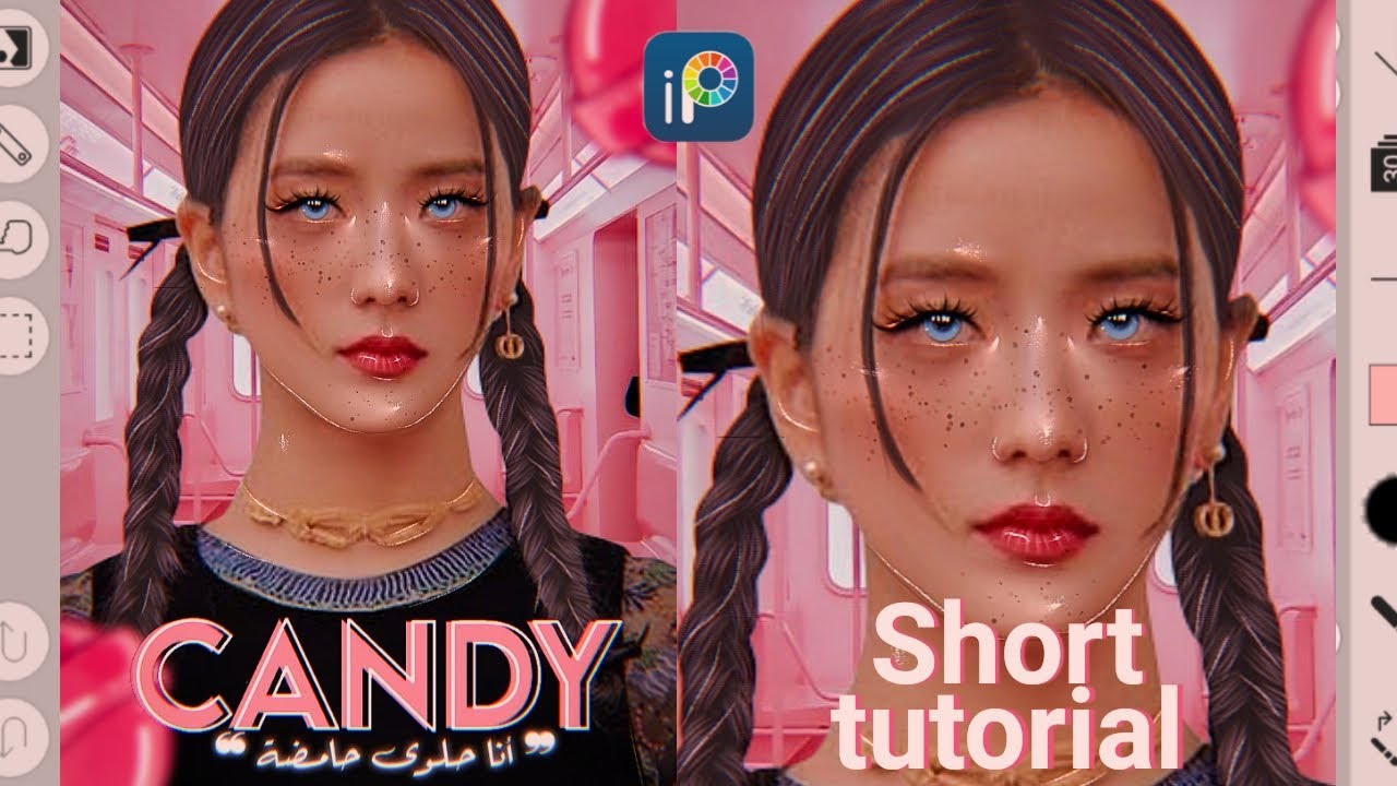whatch me edit - short tutorial #01------- ft jisoo , blackpink - YouTube