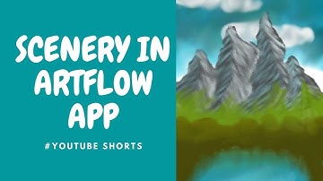 Scenery in Digital - Drawing Process - Artflow App - Introvert Bird - Janani
