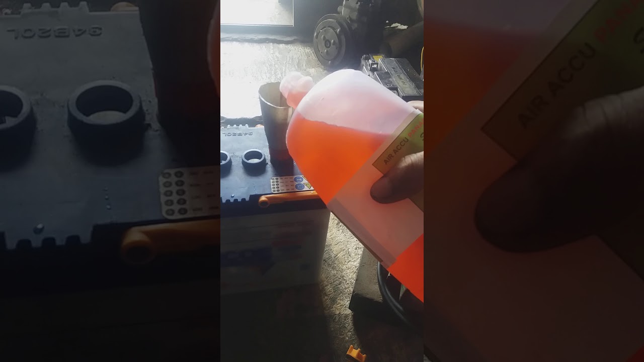 Cara memperbaiki accu yang rusak dengan air merah 85% kembali normal