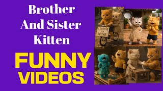 Brother Cat Vs Sister Cat The Teasing Never Ends Full Comedy Story Ai Cat Story