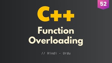 52. Function Overloading in C++ [Urdu / Hindi]