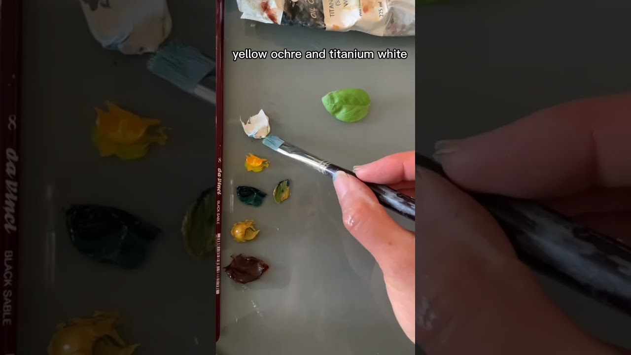 Easy color mixing for beginners: how to mix convincing greens in oils or acrylics 