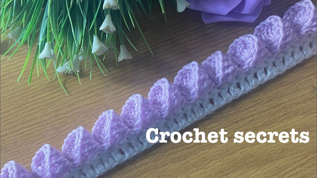 Easy Crochet Shell Border | Beautiful 3D Crochet Edging for Blankets & Shawls