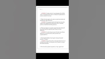 NCCCO Core Practice Exam Questions and Answers