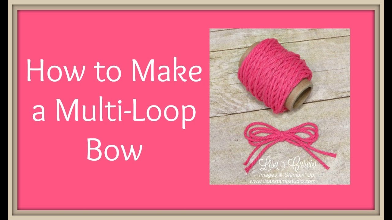 Quick Crafting Tip - How to Make a Multi-Loop Bow 