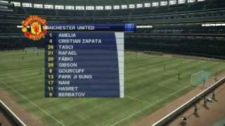 Pes 2010 Become A Legend  --  Manchester United Vs. Manchester City Highlights
